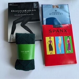 NWT Kate Spade, Spanx, Donna Karan, Givenchy Package of Tights and Hosiery